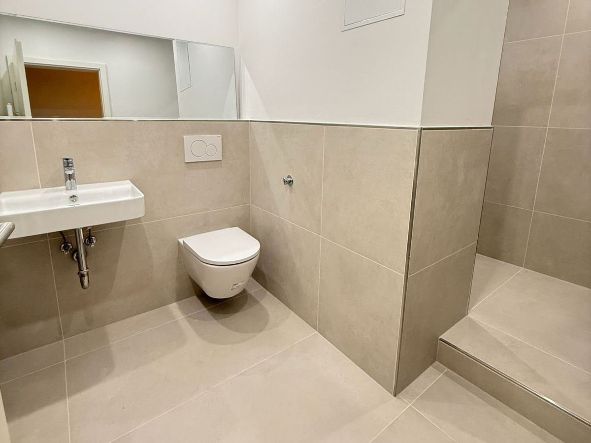 Badezimmer der verkauften Eigentumswohnung in Kempen